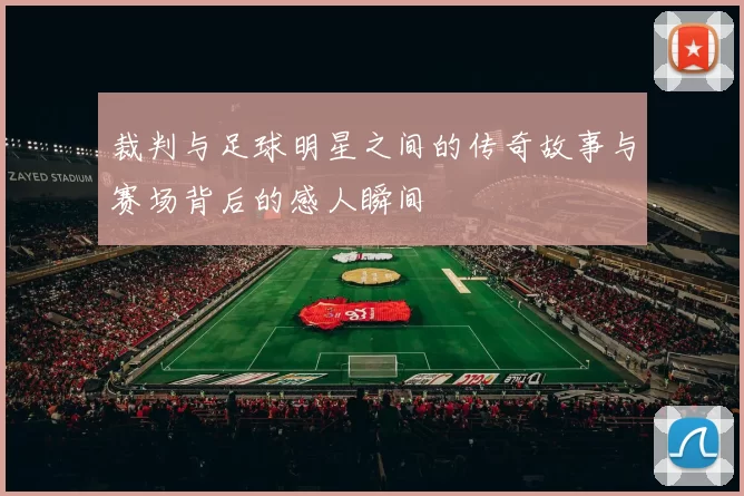 裁判与足球明星之间的传奇故事与赛场背后的感人瞬间